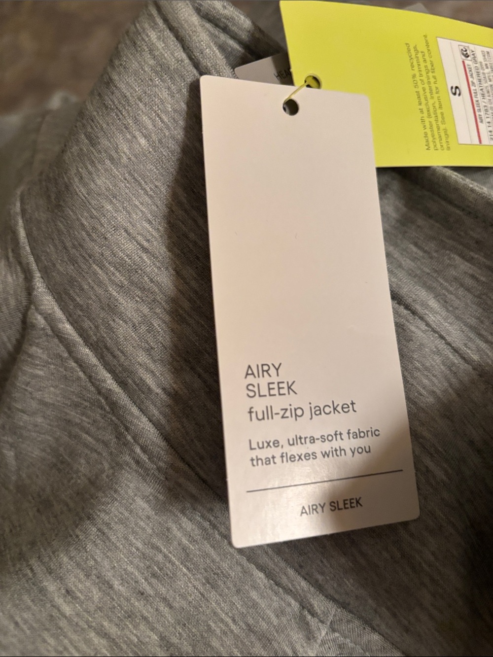 All In Motion Women's Airy Sleek Full Zip Jacket - Heather Grey new - Picture 5 of 5